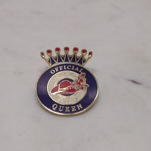 Red Hat Society Official Queen Enamel Pin Lapel 2004